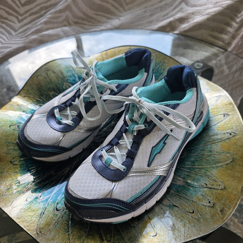 Avia Teal and White Sneakers